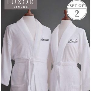 bride and groom robes. Literally only worn once.